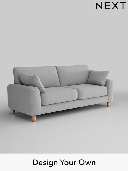 Tweedy Blend Easy Clean/Light Silver Grey Campbell (Q60269) | £1,175