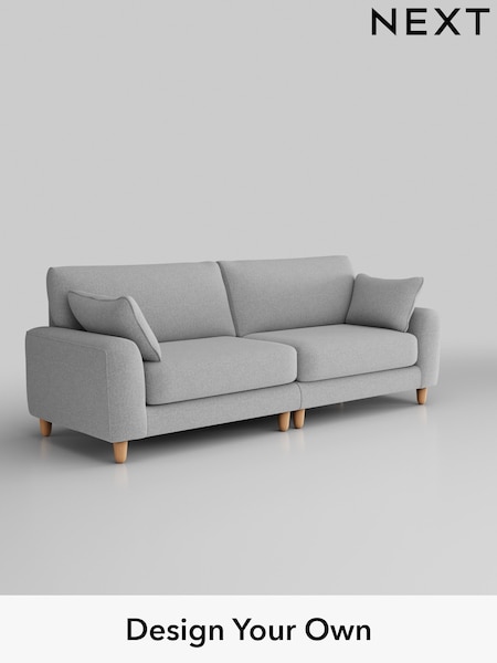 Tweedy Blend Easy Clean/Light Silver Grey Campbell (Q60269) | £1,275