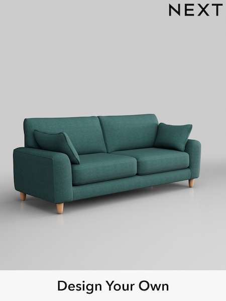 Tweedy Chenille/Dark Teal Green Campbell (Q60276) | £1,175