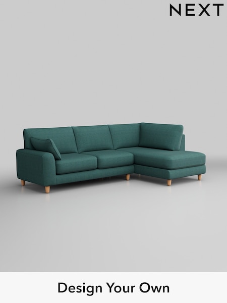 Tweedy Chenille/Dark Teal Green Campbell (Q60276) | £1,775