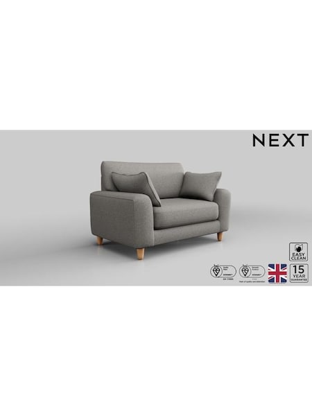 Woven Chenille Easy Clean/Light Grey Campbell (Q60286) | £975
