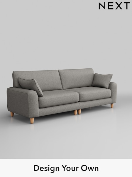 Woven Chenille Easy Clean/Light Grey Campbell (Q60286) | £1,375