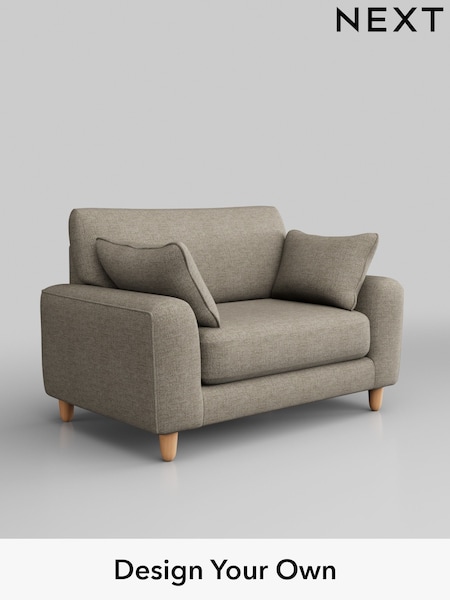Woven Chenille Easy Clean/Mid Natural Campbell (Q60288) | £975