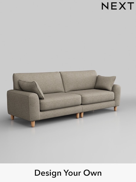 Woven Chenille Easy Clean/Mid Natural Campbell (Q60288) | £1,375