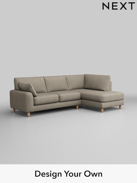 Woven Chenille Easy Clean/Mid Natural Campbell (Q60288) | £1,875