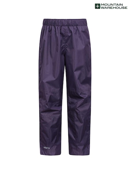 Mountain Warehouse Purple Kids Spray Waterproof Trousers (Q60390) | £45