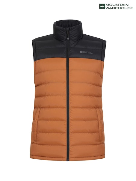 Mountain Warehouse Gold Seasons II Mens Water Resistant Padded Gilet (Q60434) | £40