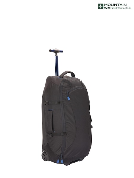 Mountain Warehouse Black Voyager 50L Wheelie Rucksack Bag (Q60626) | £70