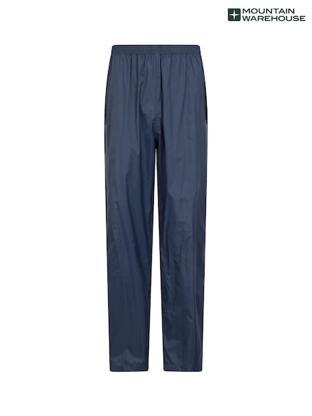 Mountain Warehouse Blue Mens Pakka Waterproof Overtrousers (Q60753) | £24