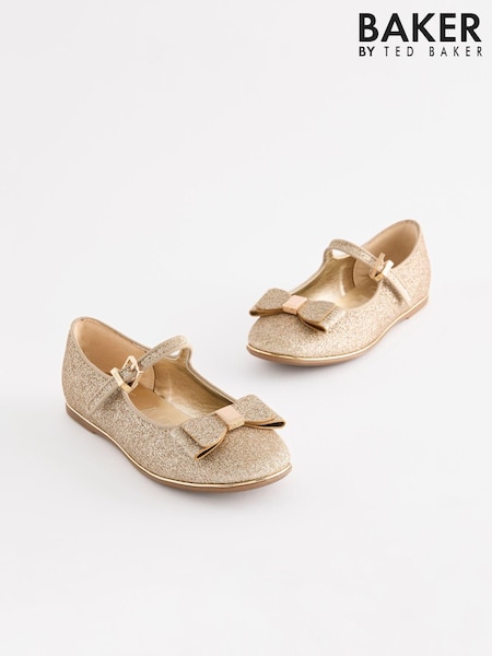 Baker by Ted Baker Girls Occasion Bow Mary Jane Shoes (Q61355) | £38 - £40