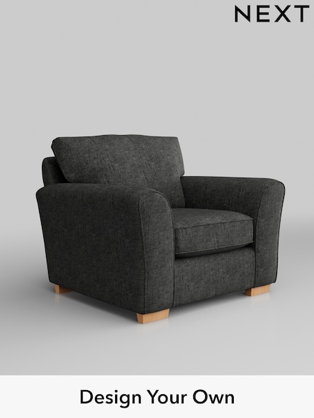 Boucle Weave Easy Clean/Charcoal Grey Michigan Ii (Q61653) | £525