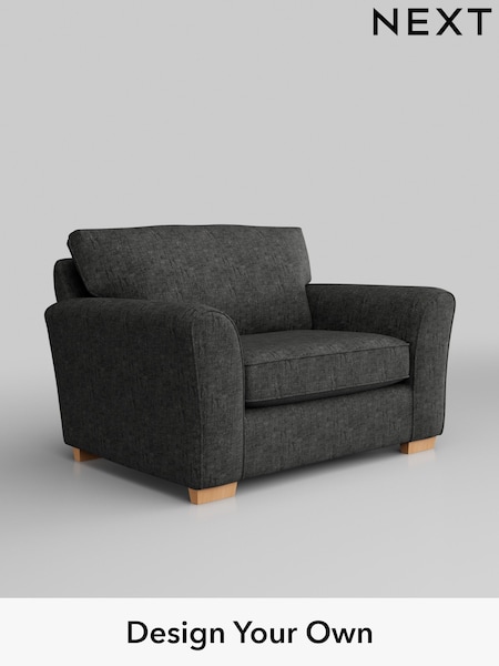 Boucle Weave Easy Clean/Charcoal Grey Michigan Ii (Q61653) | £625