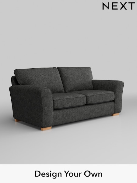 Boucle Weave Easy Clean/Charcoal Grey Michigan Ii (Q61653) | £875