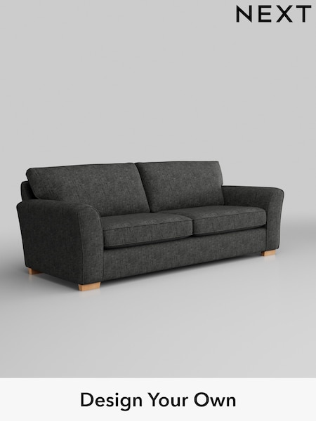Boucle Weave Easy Clean/Charcoal Grey Michigan Ii (Q61653) | £1,050