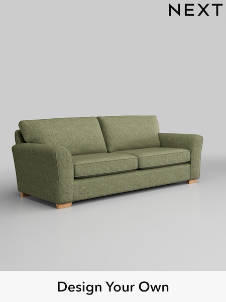 Chunky Boucle Easy Clean/Mid Green Michigan Ii (Q61673) | £1,125