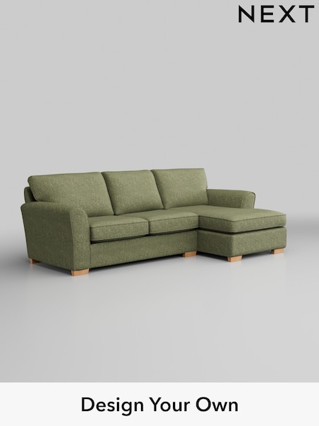 Chunky Boucle Easy Clean/Mid Green Michigan Ii (Q61673) | £1,525