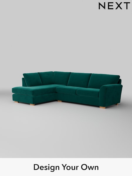 Plush Velvet Easy Clean/Juniper Green Michigan Ii (Q61775) | £1,650
