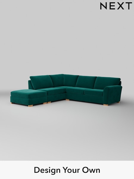 Plush Velvet Easy Clean/Juniper Green Michigan Ii (Q61775) | £2,075
