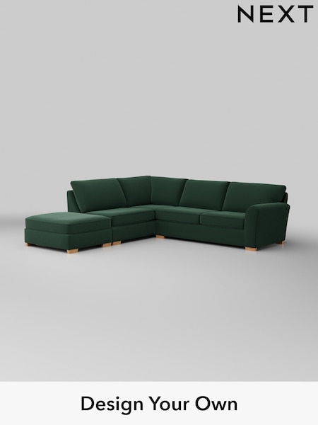 Plush Velvet Easy Clean/Bottle Green Michigan Ii (Q61776) | £2,075