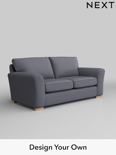 Tweedy Blend Easy Clean/Mid Slate Blue Michigan Ii (Q61859) | £875