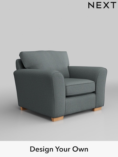 Tweedy Blend Easy Clean/Mid Slate Teal Green Michigan Ii (Q61861) | £525