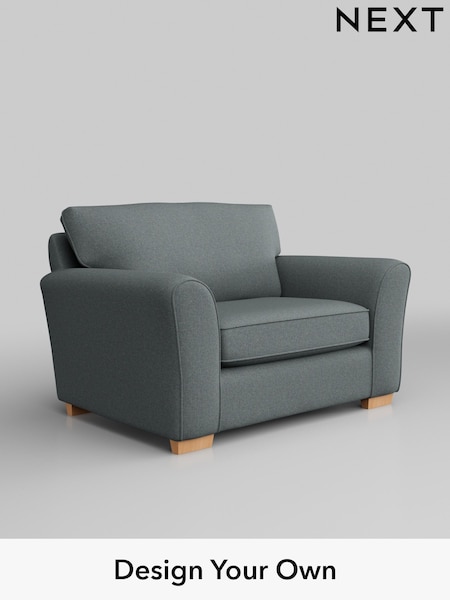 Tweedy Blend Easy Clean/Mid Slate Teal Green Michigan Ii (Q61861) | £625