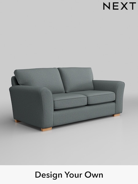 Tweedy Blend Easy Clean/Mid Slate Teal Green Michigan Ii (Q61861) | £875