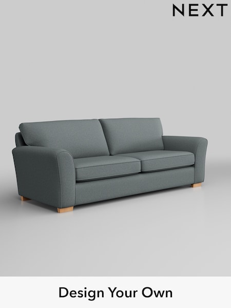 Tweedy Blend Easy Clean/Mid Slate Teal Green Michigan Ii (Q61861) | £1,050