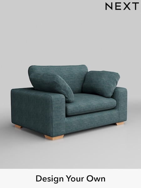 Boucle Weave Easy Clean/Dark Teal Green N. Premium The Snuggle Grand (Q61874) | £1,499