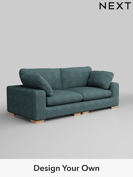 Boucle Weave Easy Clean/Dark Teal Green N. Premium The Snuggle Grand (Q61874) | £1,799