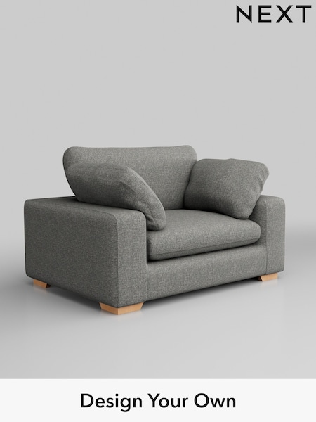 Chunky Boucle Easy Clean/Mid Grey N. Premium The Snuggle Grand (Q61891) | £1,599