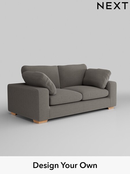 Fine Chenille Easy Clean/Dark Smoke Grey N. Premium The Snuggle Grand (Q61932) | £1,799
