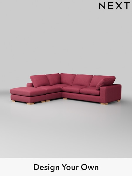 Fine Chenille Easy Clean/Mid Raspberry Pink N. Premium The Snuggle Grand (Q61938) | £3,499