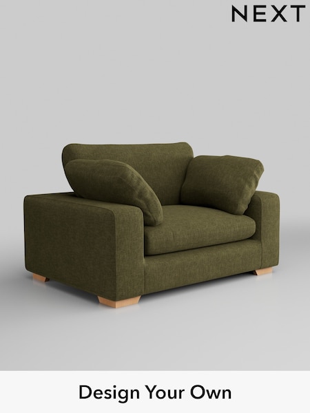 Luxe Chenille Weave/Dark Moss Green N. Premium The Snuggle Grand (Q61949) | £1,699