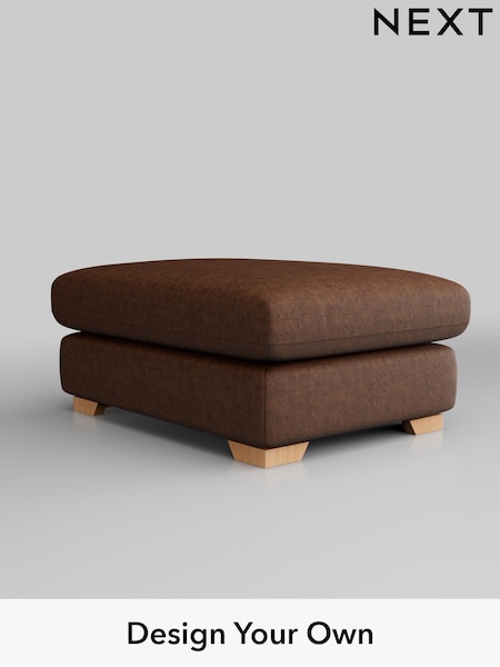 Monza Faux Leather Easy Clean/Chestnut Brown N. Premium The Snuggle Grand (Q61950) | £599