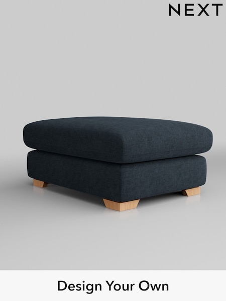 Luxe Chenille Weave/Navy Blue N. Premium The Snuggle Grand (Q61951) | £625
