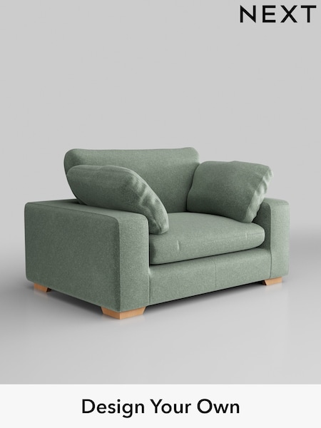 Plush Chenille/Mid Slate Teal Green N. Premium The Snuggle Grand (Q61970) | £1,599