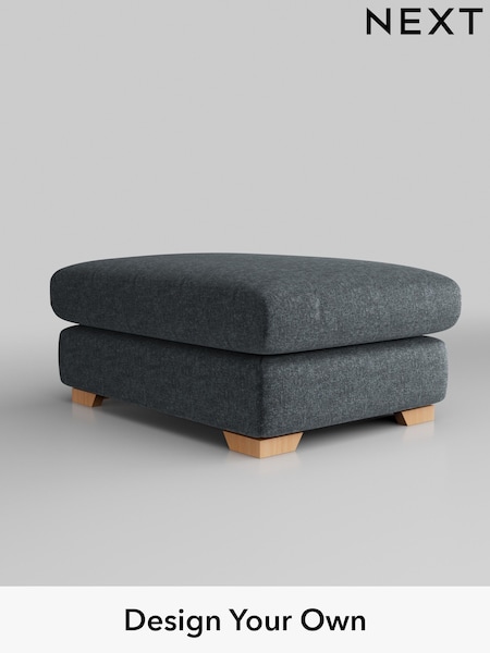 Plush Chenille/Slate Blue N. Premium The Snuggle Grand (Q61971) | £599