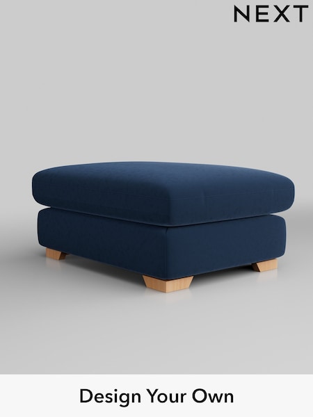 Plush Velvet Easy Clean/Airforce Blue N. Premium The Snuggle Grand (Q61972) | £599