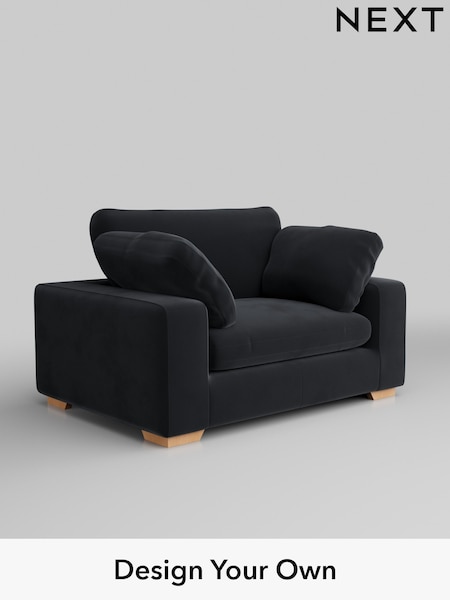 Plush Velvet Easy Clean/Charcoal Grey N. Premium The Snuggle Grand (Q61977) | £1,599