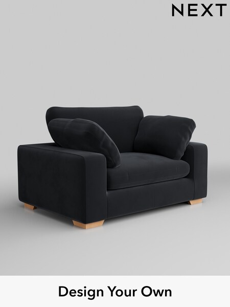 Plush Velvet Easy Clean/Charcoal Grey N. Premium The Snuggle Grand (Q61977) | £1,599