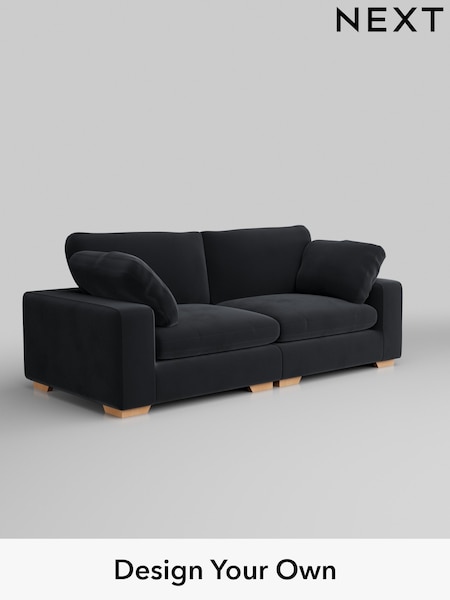Plush Velvet Easy Clean/Charcoal Grey N. Premium The Snuggle Grand (Q61977) | £1,899