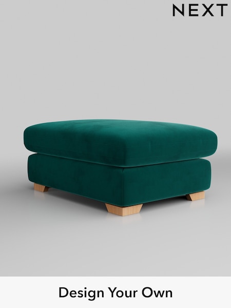 Plush Velvet Easy Clean/Juniper Green N. Premium The Snuggle Grand (Q61980) | £599