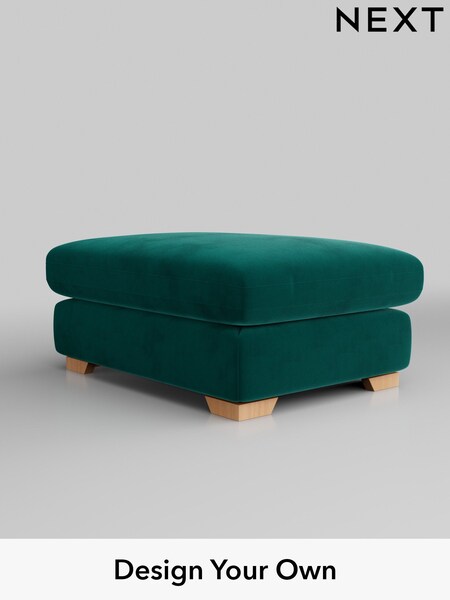 Plush Velvet Easy Clean/Juniper Green N. Premium The Snuggle Grand (Q61980) | £599