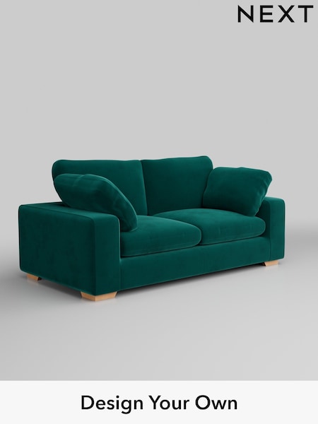 Plush Velvet Easy Clean/Juniper Green N. Premium The Snuggle Grand (Q61980) | £1,799