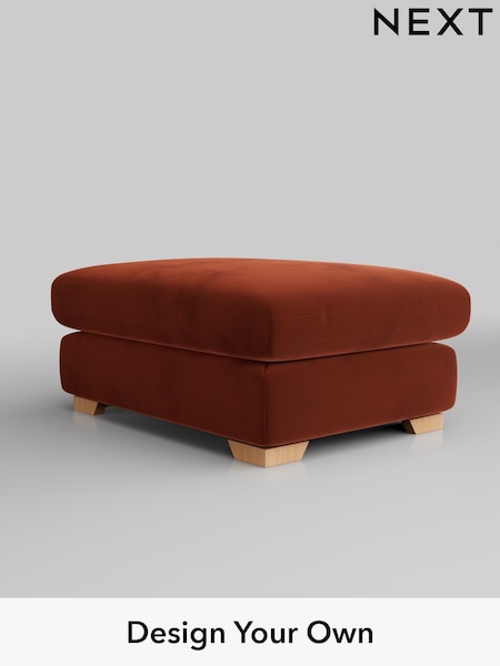 Plush Velvet Easy Clean/Ginger Orange N. Premium The Snuggle Grand (Q61981) | £599