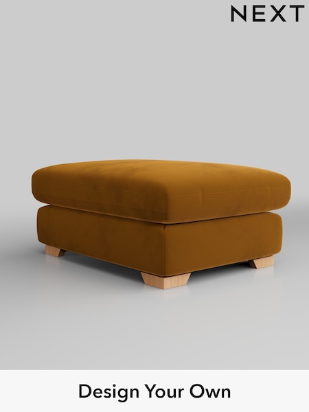 Plush Velvet Easy Clean/Mustard Yellow N. Premium The Snuggle Grand (Q61982) | £599