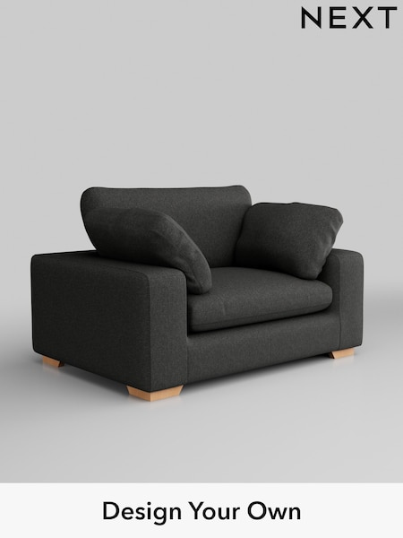 Tweedy Blend Easy Clean/Charcoal Grey N. Premium The Snuggle Grand (Q61991) | £1,499