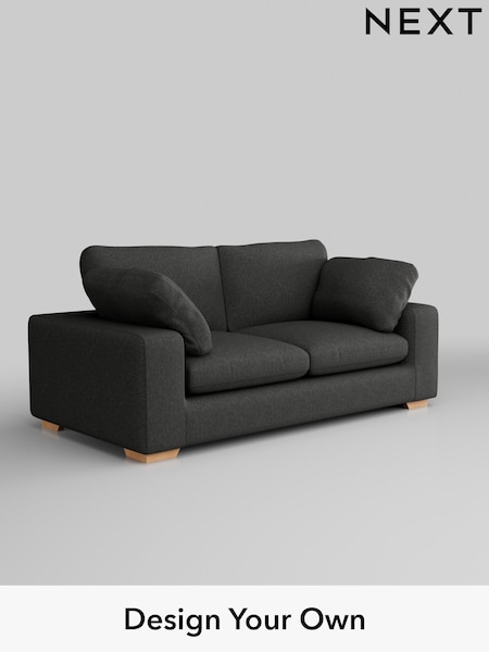Tweedy Blend Easy Clean/Charcoal Grey N. Premium The Snuggle Grand (Q61991) | £1,699