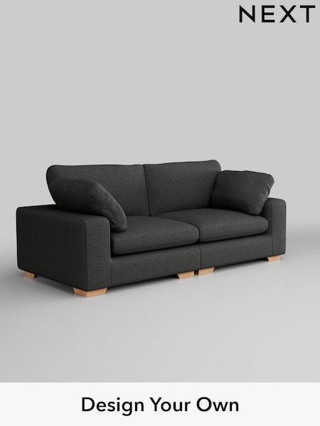 Tweedy Blend Easy Clean/Charcoal Grey N. Premium The Snuggle Grand (Q61991) | £1,799